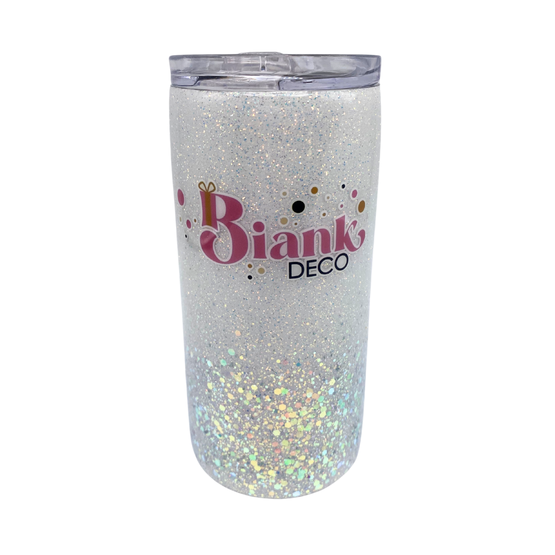 Straight Skinny Tumbler W/Sliding Lid & Straw. 15, 20 & 30oz
