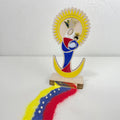 Virgen de Chiquinquirá en Madera y Acrílico