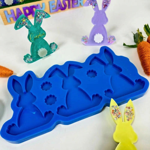 Molde de Silicón - Trio de Conejitos 🐰✨