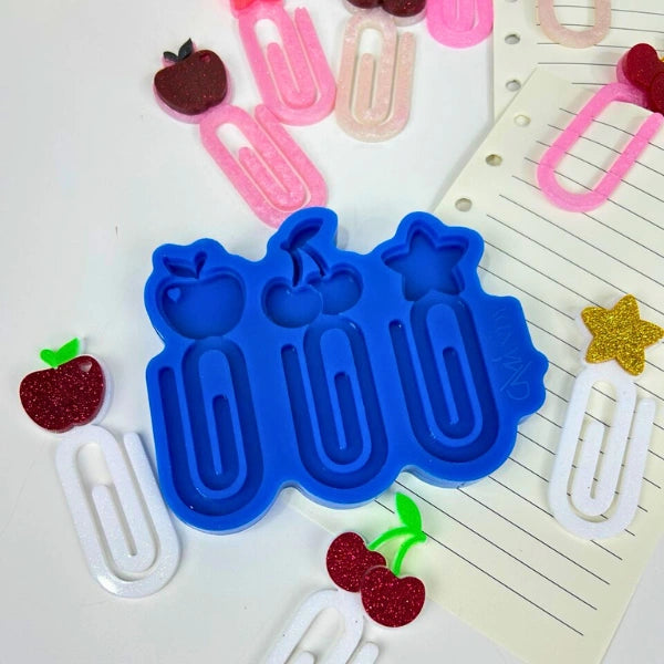 Molde de Silicón - Clip Frutal y Estrella