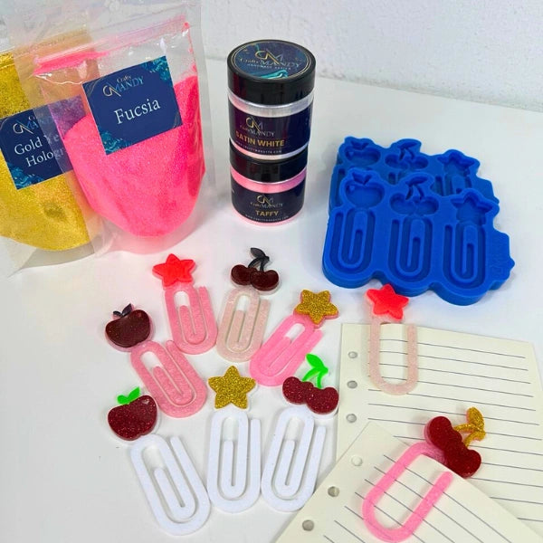 Molde de Silicón - Clip Frutal y Estrella