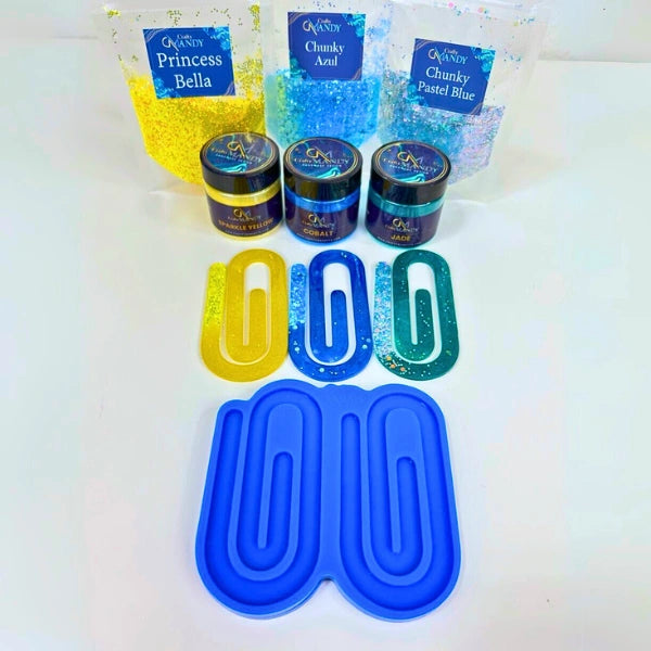 Molde de Silicón Clip Grande – Estilo, Color y Funcionalidad