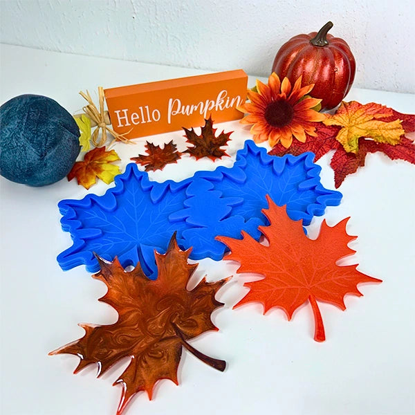 Molde de Hoja de Maple – Resina y Manualidades