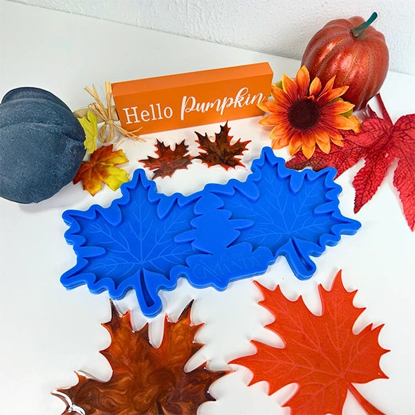 Molde de Hoja de Maple – Resina y Manualidades