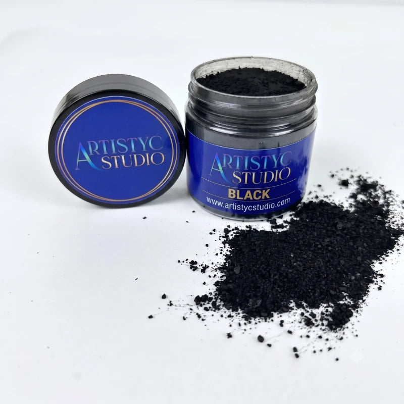 Black - Mica Powder Pigment