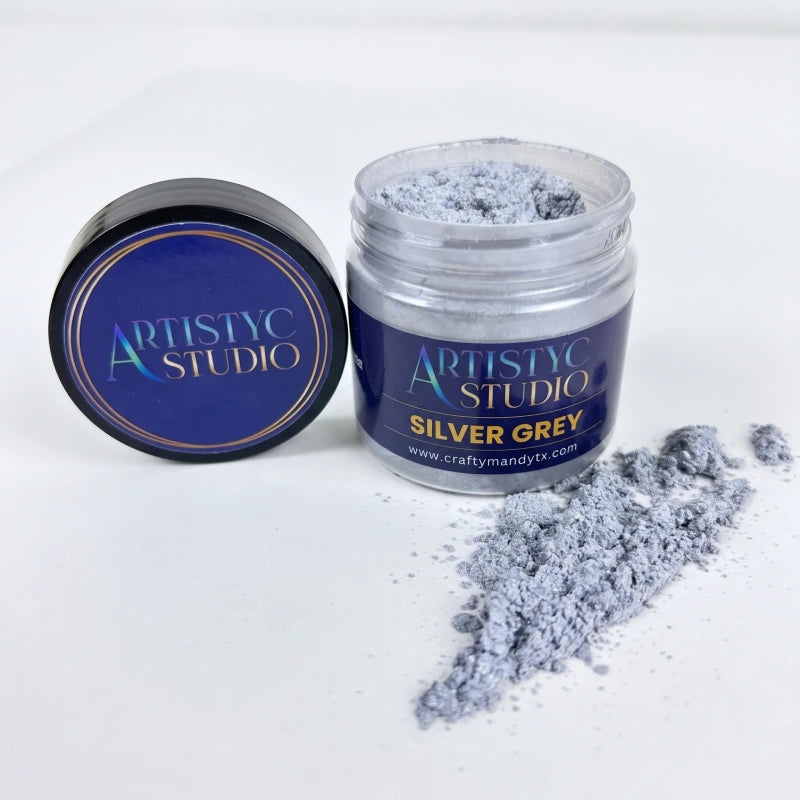 Silver Gray - Mica Powder Pigment