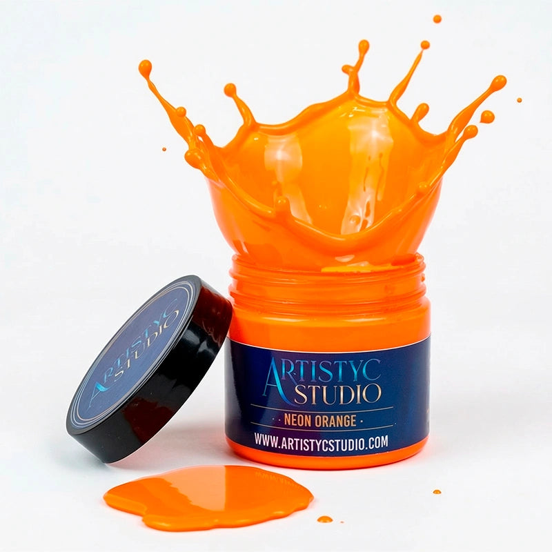 Neon Orange - Paste Pigment