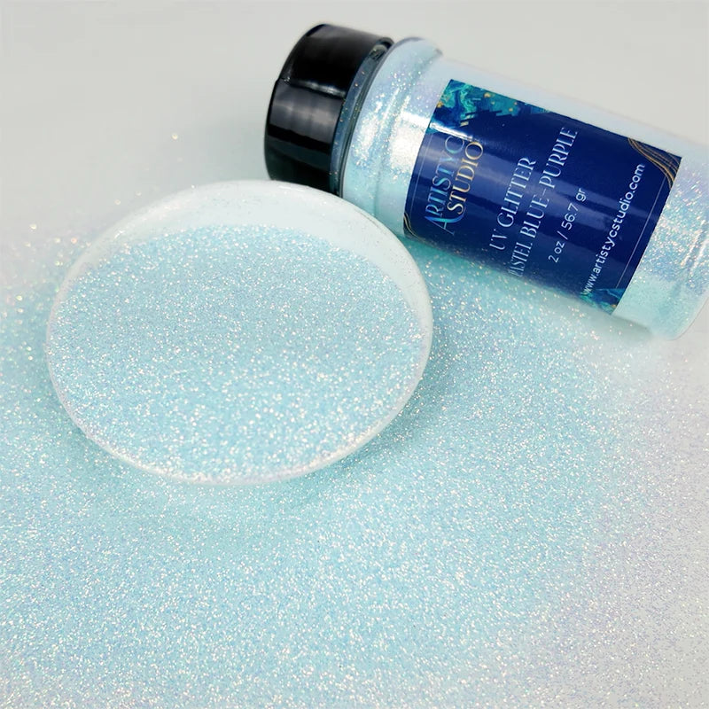 UV Glitter Pastel Blue/Purple
