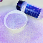 UV Glitter White-Purple