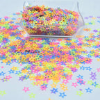Glitter Chunky Rainbow Stars